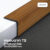 Leowood ตัวจบครอบฉาก T2 ขนาด 25 x 25 x 2000 มม. (สี Natural Oak)