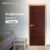 Leowood ประตูไม้ Series 4 ขนาด 3.5x80x200 ซม.(สี Mahogany)