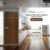 Leowood ประตู UPVC ลายไม้ รุ่น UDoor สี Black Teak มี 2 ขนาด ประตูไม้ ประตูภายใน ประตูภายนอก กันน้ำ กันปลวก(3.5x80x200 cm)