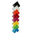 Relux กล่องทรงLego CD 3ช่อง รุ่นCDV-42 Lego Set 8 ชิ้นคละสี
