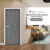 Leowood ประตู UPVC ลายไม้ รุ่น UDoor สี Light Grey มี 2 ขนาด ประตูไม้ ประตูภายใน ประตูภายนอก กันน้ำ กันปลวก(3.5x70x200 cm.)