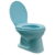 นั่งราบ WC-007 สีฟ้า แชมเปี้ยน+ฝารองนั่ง