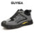 Guyisa รองเท้าเซฟตี้หนังกลับ ผู้ชาย Grey F002 ไซส์ 37-45