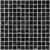 โมเสคแก้ว GL 12X12 ควอรี่ส์ ดำ (1S) PM