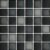 โมเสคแก้ว GL 12X12 เชสเตอร์ฟิลด์ ดำ (2S) PM