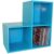 RELUX ชั้นวางของไม้ รุ่นCDV-42 ทรงLego CD 3ช่อง แพ็ค1ชิ้น