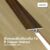Leowood ตัวจบ พื้นระดับเดียวกัน PVC (T3) สำหรับพื้นไม้ SPC ยาว 2 เมตร มี 7 สี ปู พื้น อุปกรณ์จบงาน กระเบื้องยาง(สี Classic Walnut)