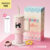 แก้วน้ำสแตนเลส304 ขนาด1300ml. สีชมพูลายแมวFancydoor
