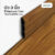 Leowood บัวผนัง PVC ขนาด 3 นิ้ว ขนาด 16 x 75 x 2000 มม. มี 10 สี ขอบ บัว ปูพื้น อุปกรณ์ ตกแต่ง พื้น ผนัง บัวเชิงผนัง(สี Natural Oak)